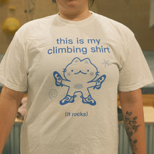 Load image into Gallery viewer, This is my Climbing Shirt - White
