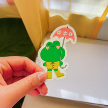 Load image into Gallery viewer, Rainy day Froggy sticker
