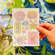 Load image into Gallery viewer, A Very Soupy sticker sheet (ocean edition)!
