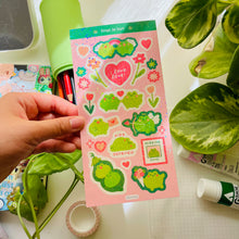 Load image into Gallery viewer, Frogs in Lurv! Sticker sheet
