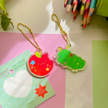 Load image into Gallery viewer, Sweet Apple &amp; Very Hungry Caterpillar (Magnetic Keychain!)
