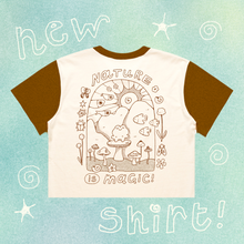 Load image into Gallery viewer, "Nature is Magic!" Raglan Crop Tee
